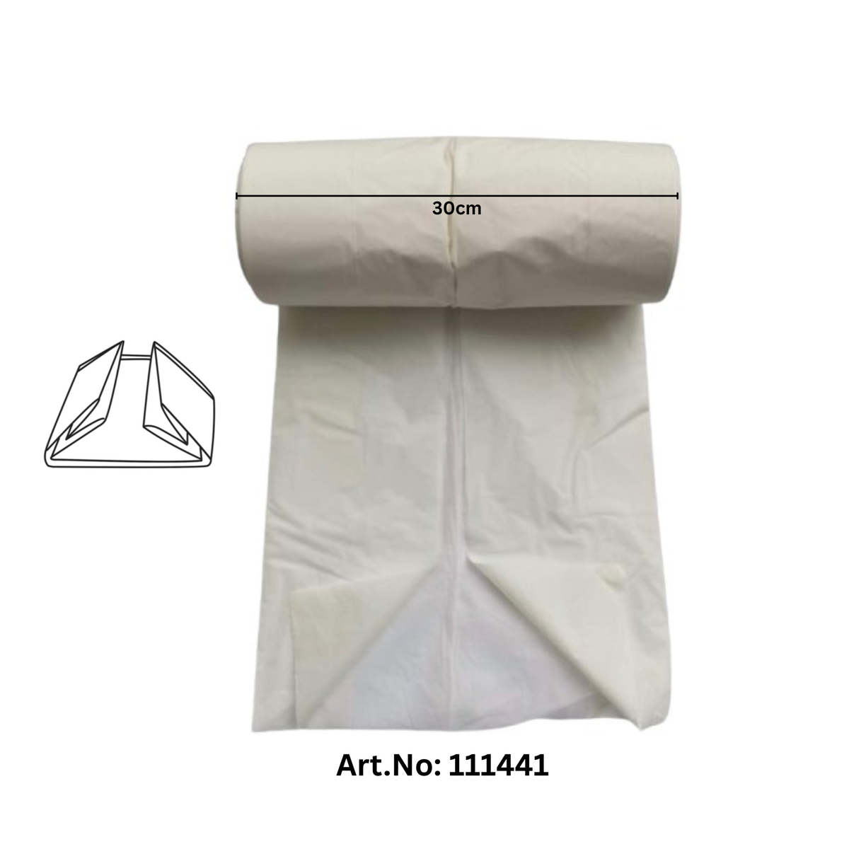 Kompostierbarer Beutel / Compostable bag, 30L, 3,99€/Rolle