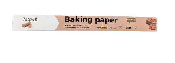 Backpapier auf der Rolle, 8m*38cm, BPA-frei, PFAS-frei, ungebleicht, 40g/m2, extra stark, Heavy Duty