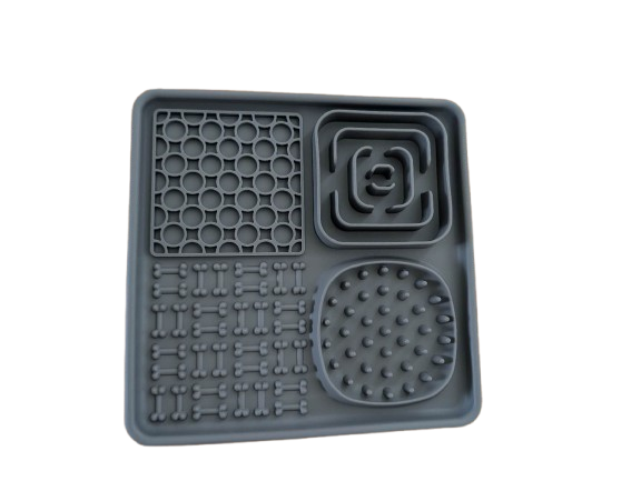 Premium Slow-Feeder Lick Mat for Dogs & Cats – Anti-Gulping Bowl with Strong Suction Cups-S
