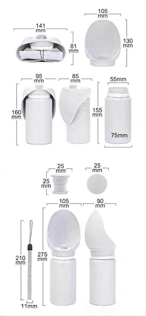 Zusammenklappbarer Trinknapf für Haustiere, 550 ml