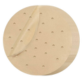 Heißluftfritteusen-Backpapier, Grillpapier, Dampfgarpapier, rund, 16 cm, 200 Blatt, Antihaftbeschichtet, perforiert, kompatibel mit den meisten HEISSLUFTFRITTEUSEN-MARKEN auf dem europäischen Markt